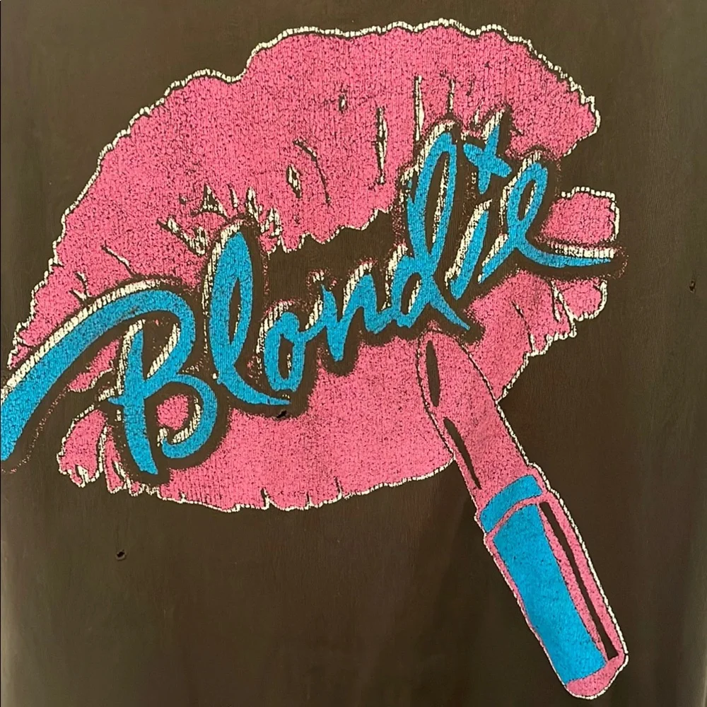 Madeworn Rock RARE Blondie tee XS 💋 - Picture 3 of 6